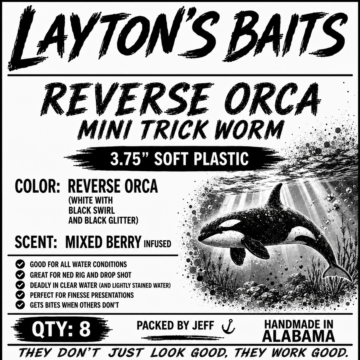 Reverse Orca Mini Trick Worm